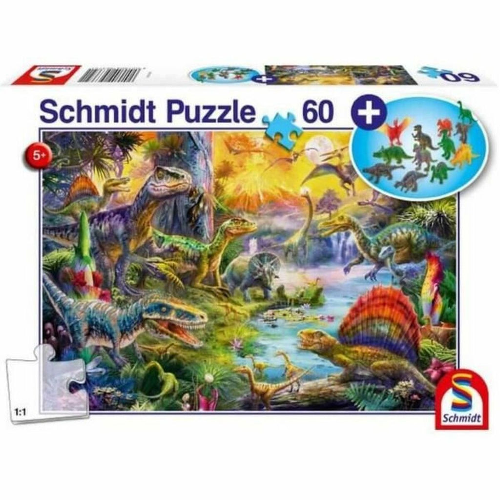 Dinosauriepussel 60 bitar