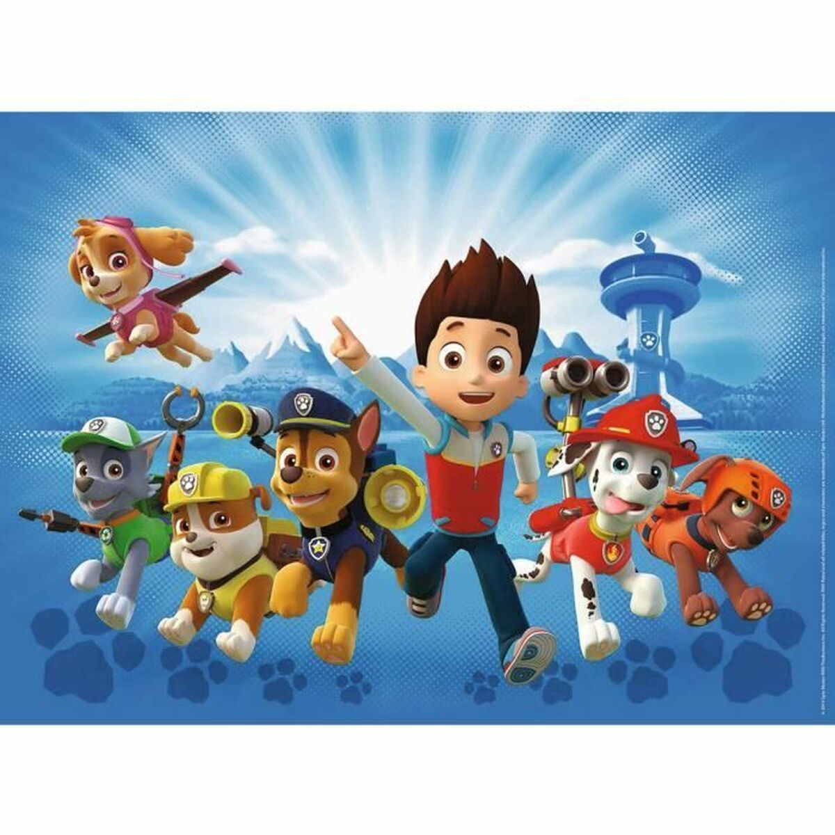 The Paw Patrol Ravensburger pussel XXL 100 delar
